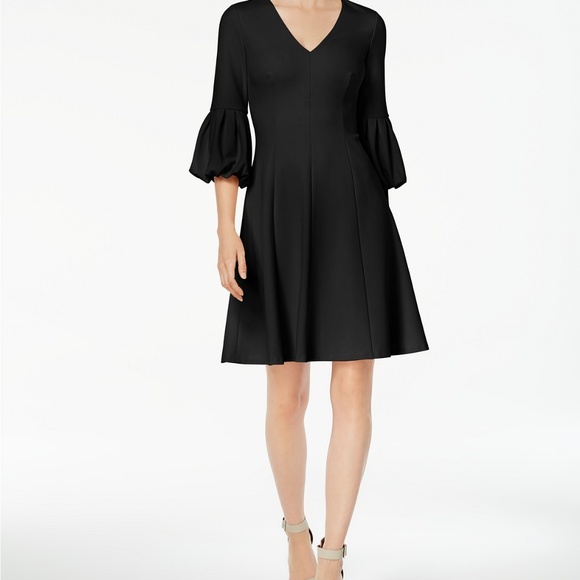 Calvin Klein Dresses & Skirts - Calvin Klein Black A Line Flare Mini Dress